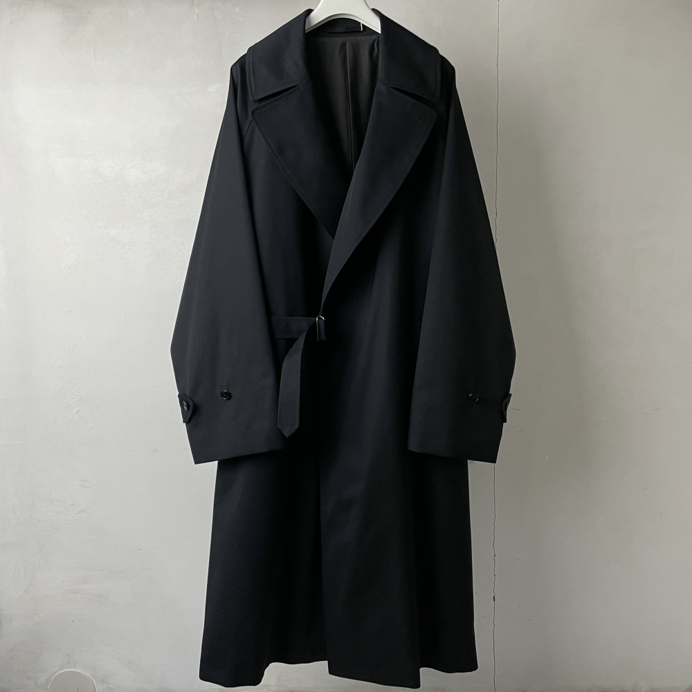 COTTON GABARDINE TIELOCKEN COAT – kettle