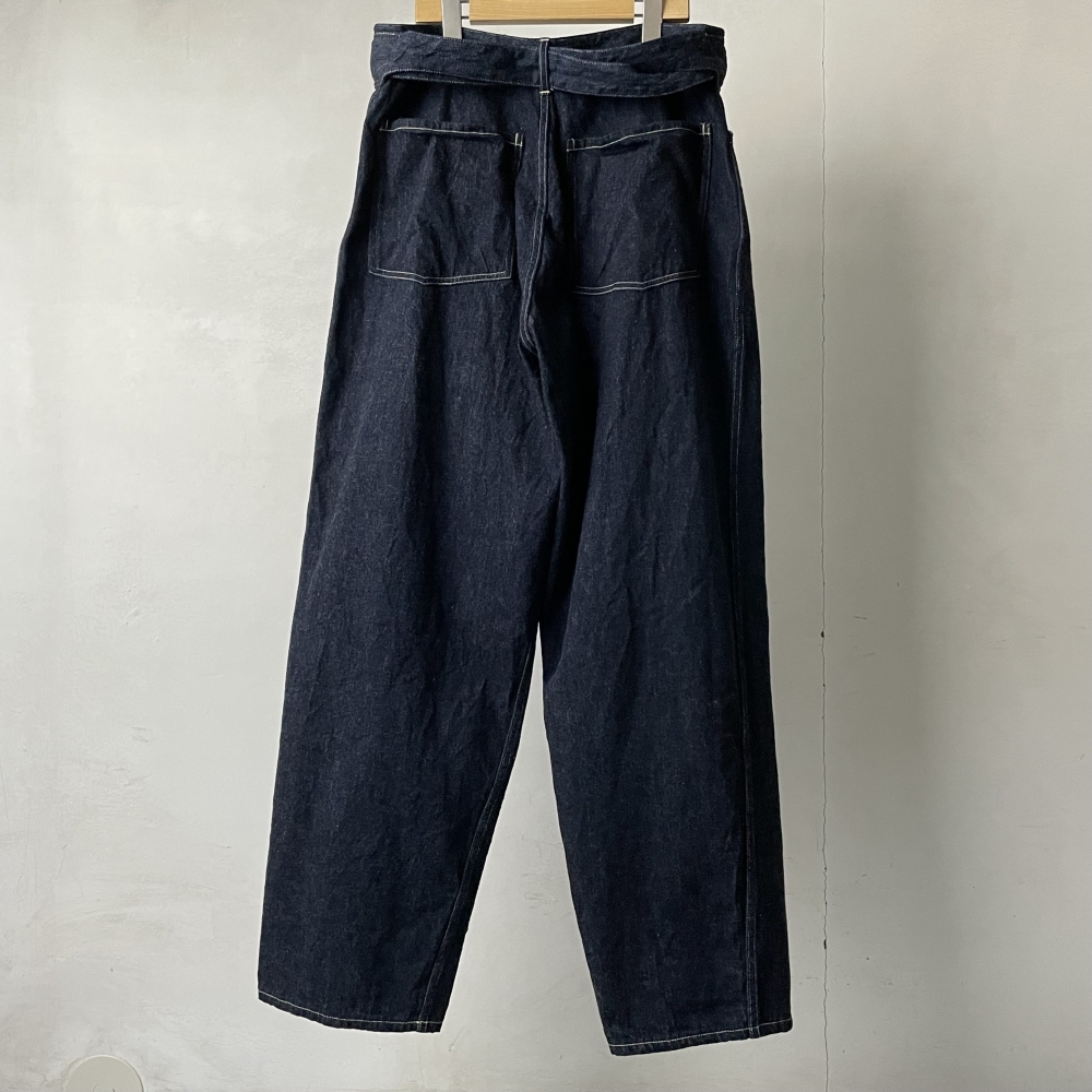 組み合わせ自由自在 COMOLI BELTED WIDE DENIM | www.ccfl.ie